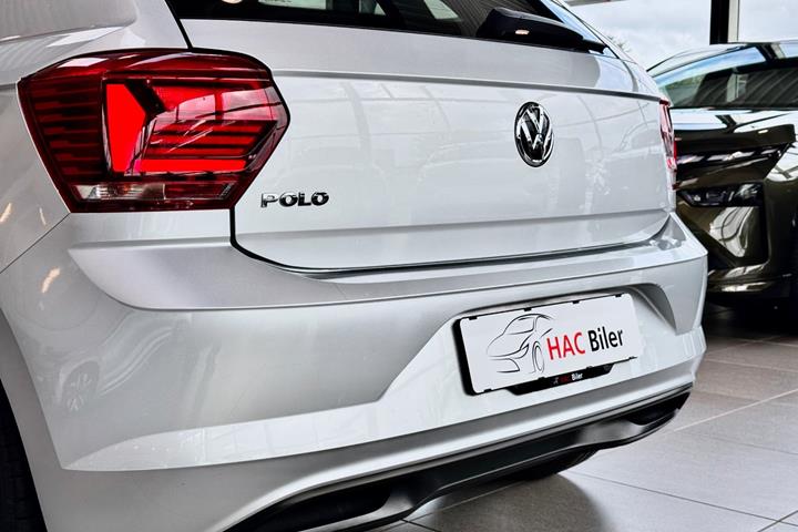 Sølv VW Polo fra 2020