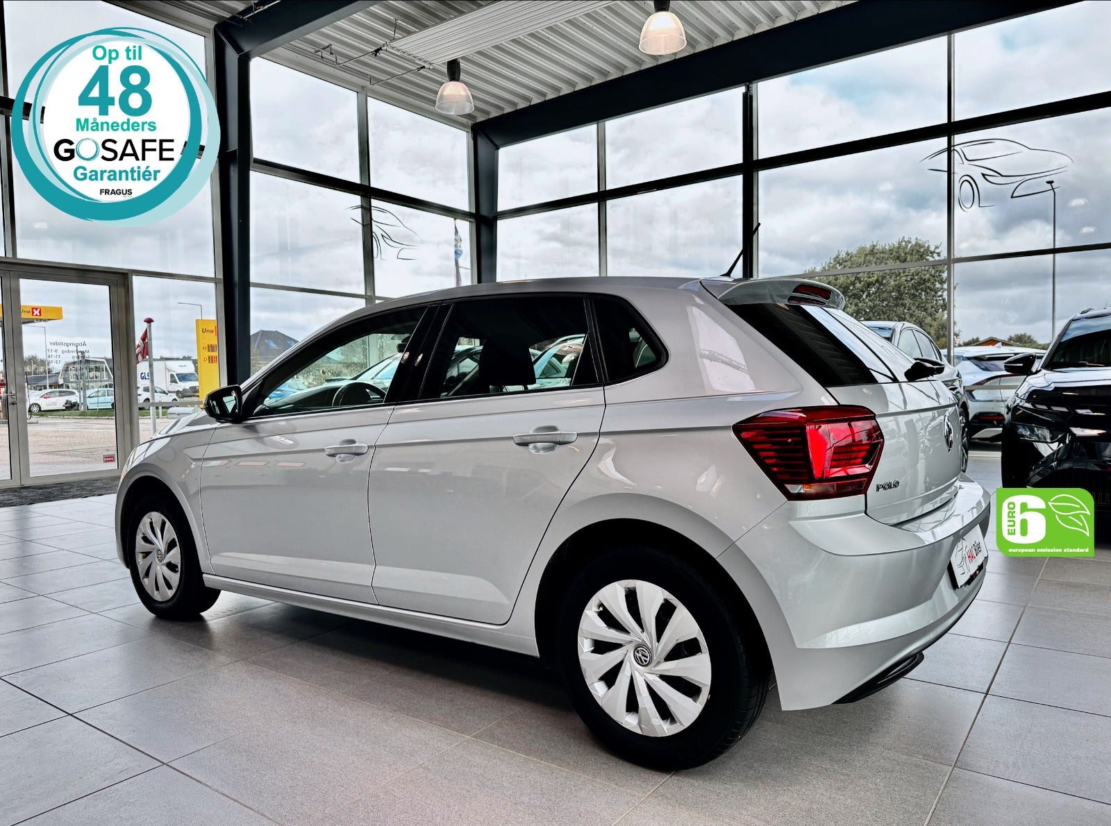 Sølv VW Polo fra 2020