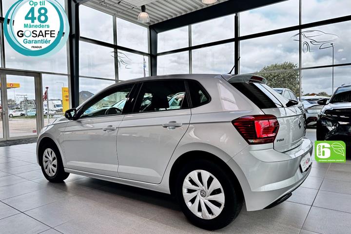Sølv VW Polo fra 2020