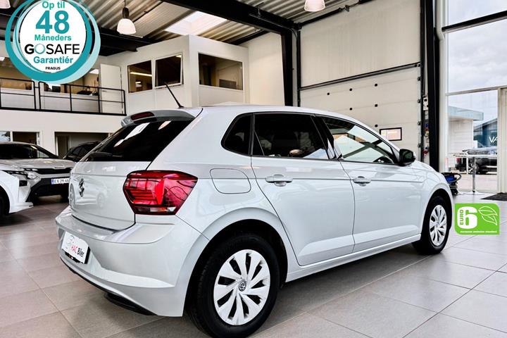 Sølv VW Polo fra 2020