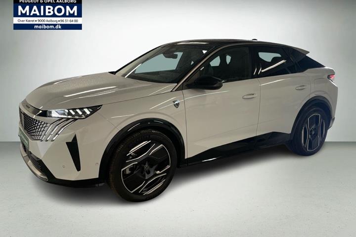 Hvid Peugeot e-3008 fra 2024