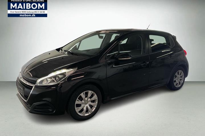 Sort Peugeot 208 fra 2018