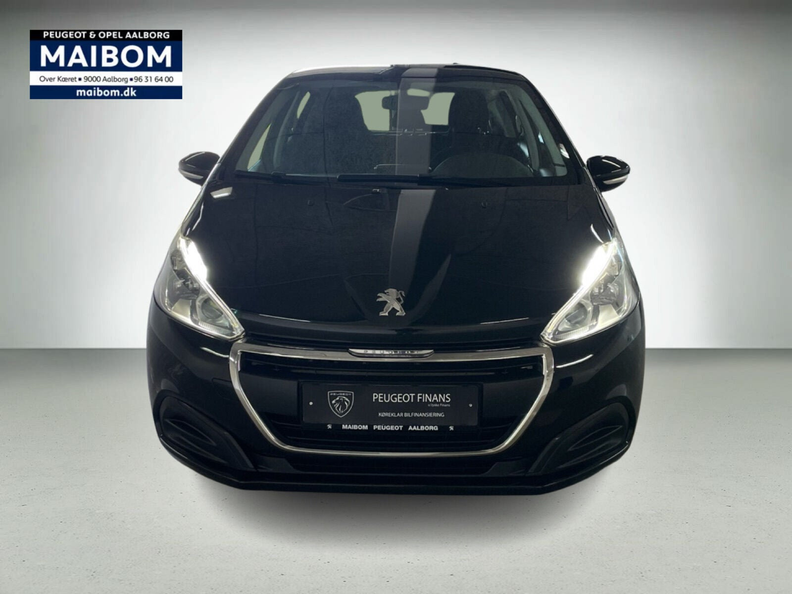 Sort Peugeot 208 fra 2018