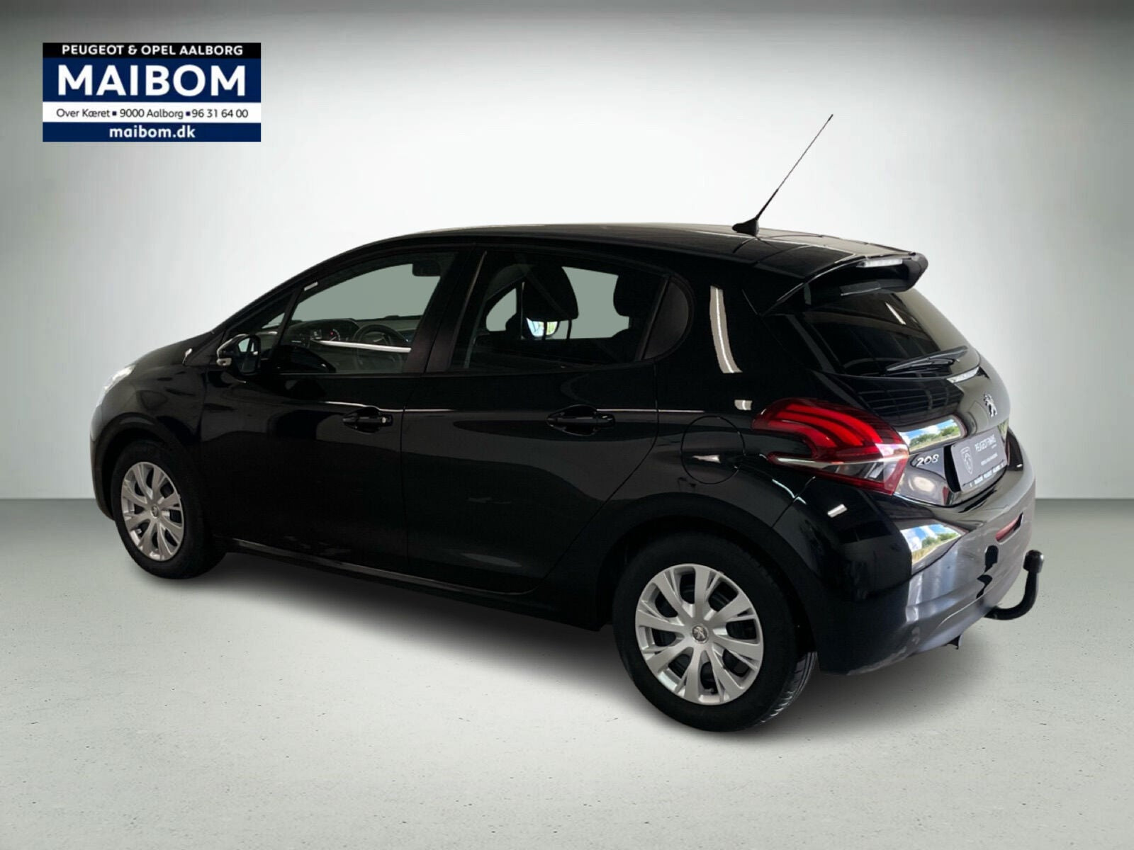 Sort Peugeot 208 fra 2018