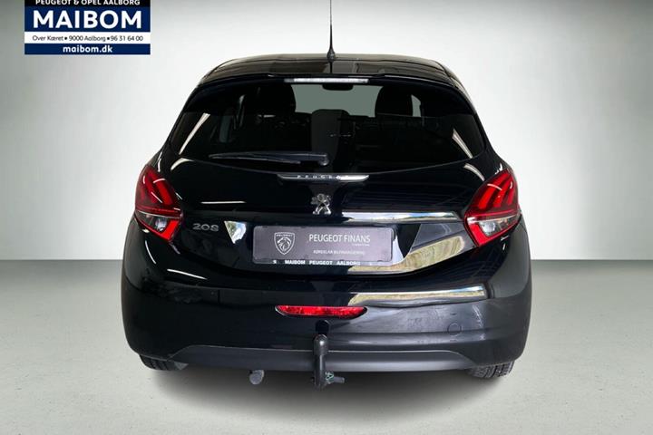 Sort Peugeot 208 fra 2018