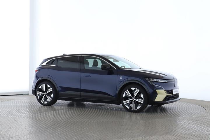 Blå Renault Megane E-Tech fra 2022