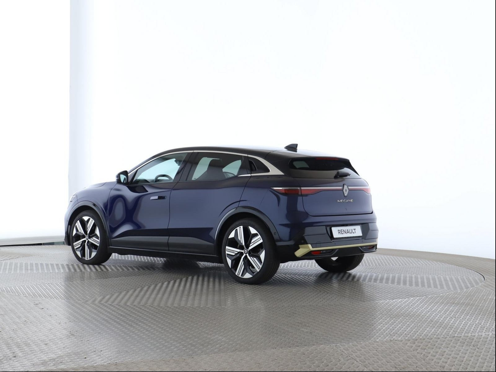 Blå Renault Megane E-Tech fra 2022