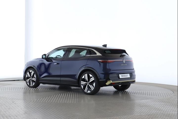Blå Renault Megane E-Tech fra 2022