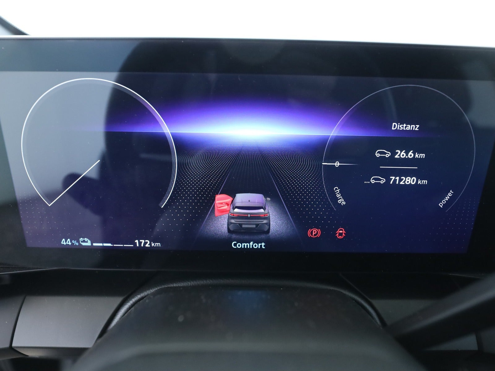 Blå Renault Megane E-Tech fra 2022