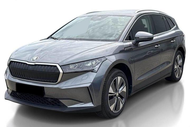 Grå Skoda Enyaq fra 2024