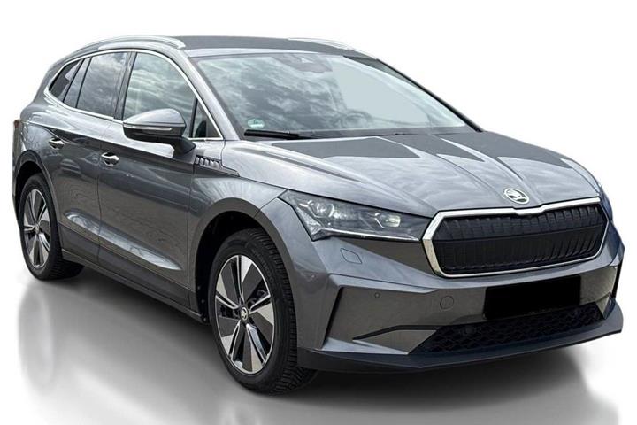 Grå Skoda Enyaq fra 2024
