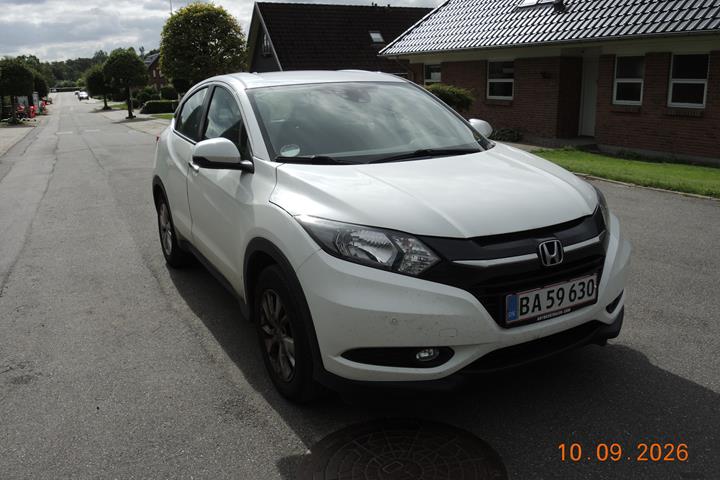Hvid Honda HR-V fra 2016