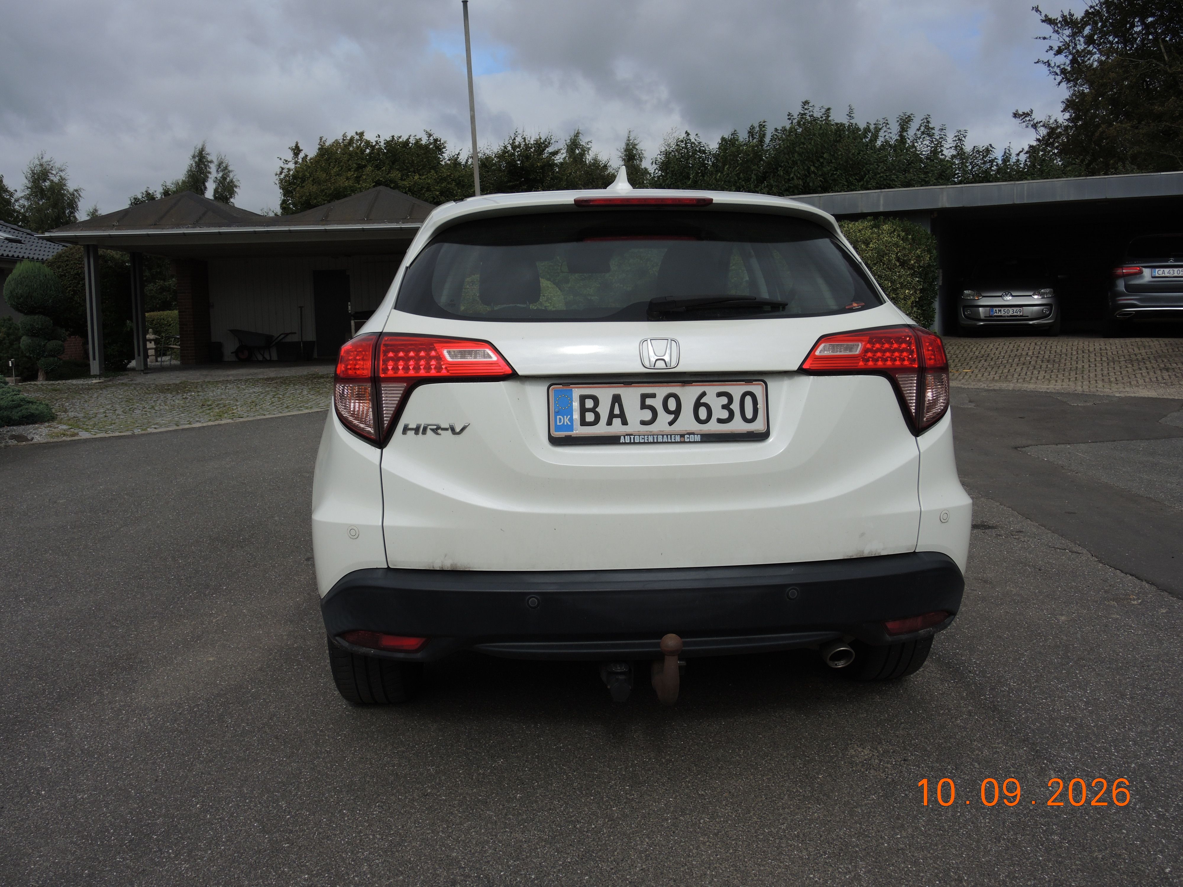 Hvid Honda HR-V fra 2016