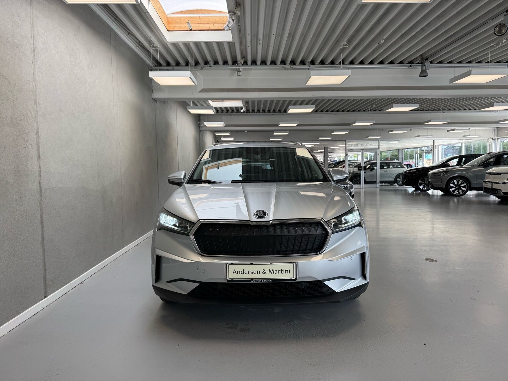 Sølv Skoda Enyaq fra 2023