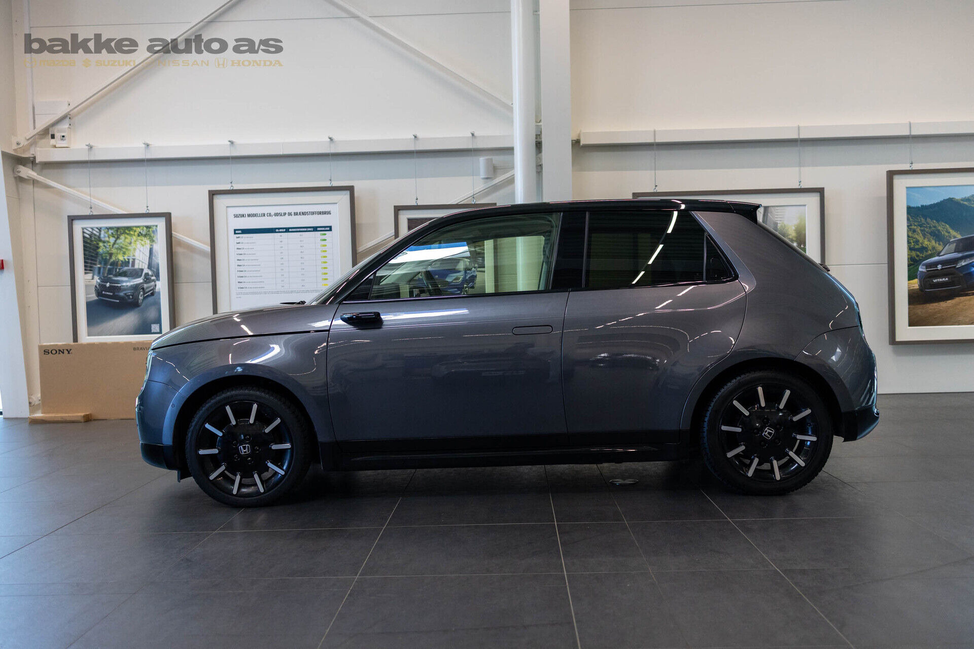 Grå Honda e fra 2020