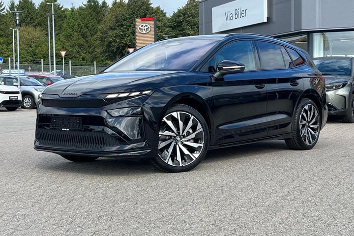 Sort Skoda Enyaq fra 2026