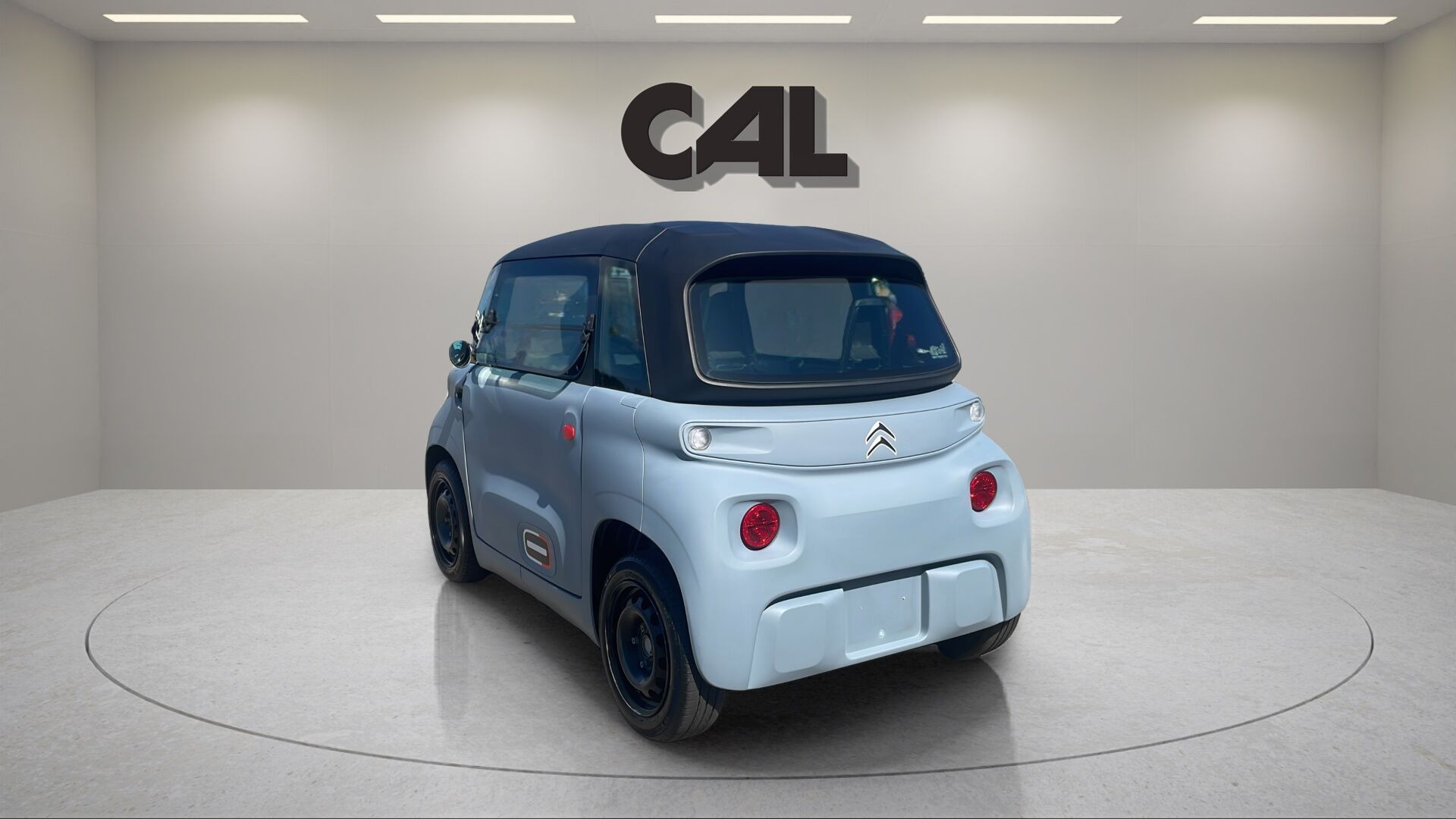 Blå Citroën Ami fra 2023