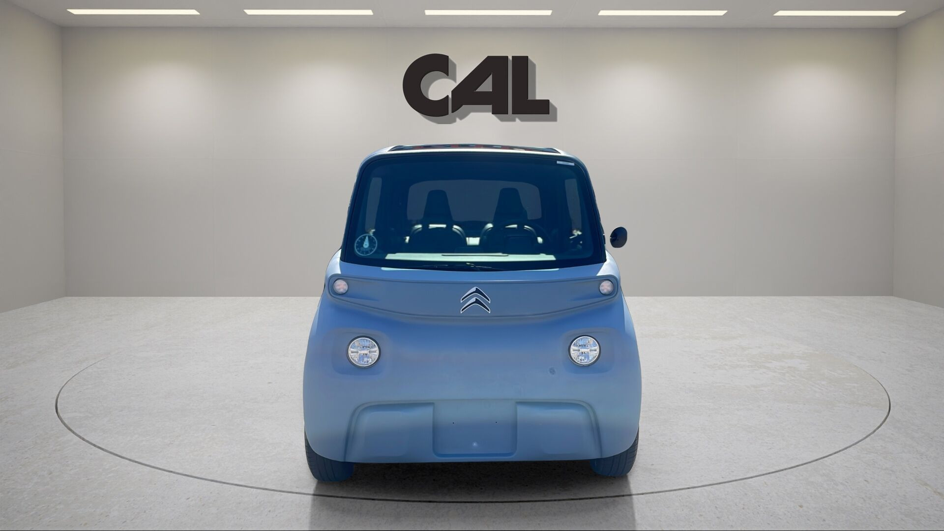 Blå Citroën Ami fra 2023