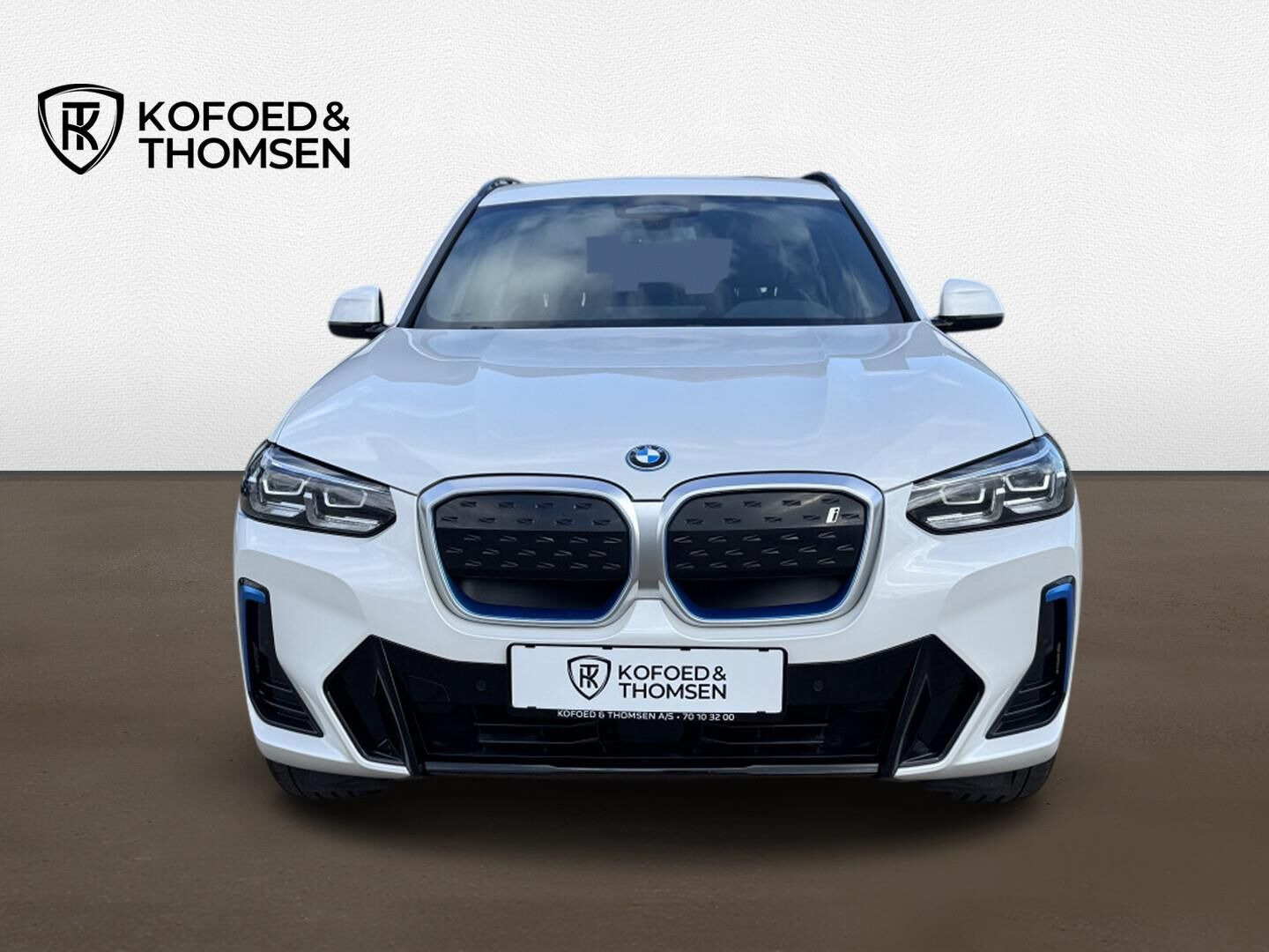 Hvid BMW iX3 fra 2022