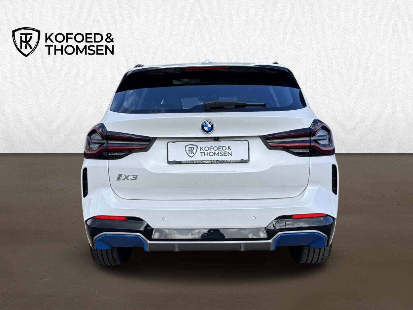 Hvid BMW iX3 fra 2022