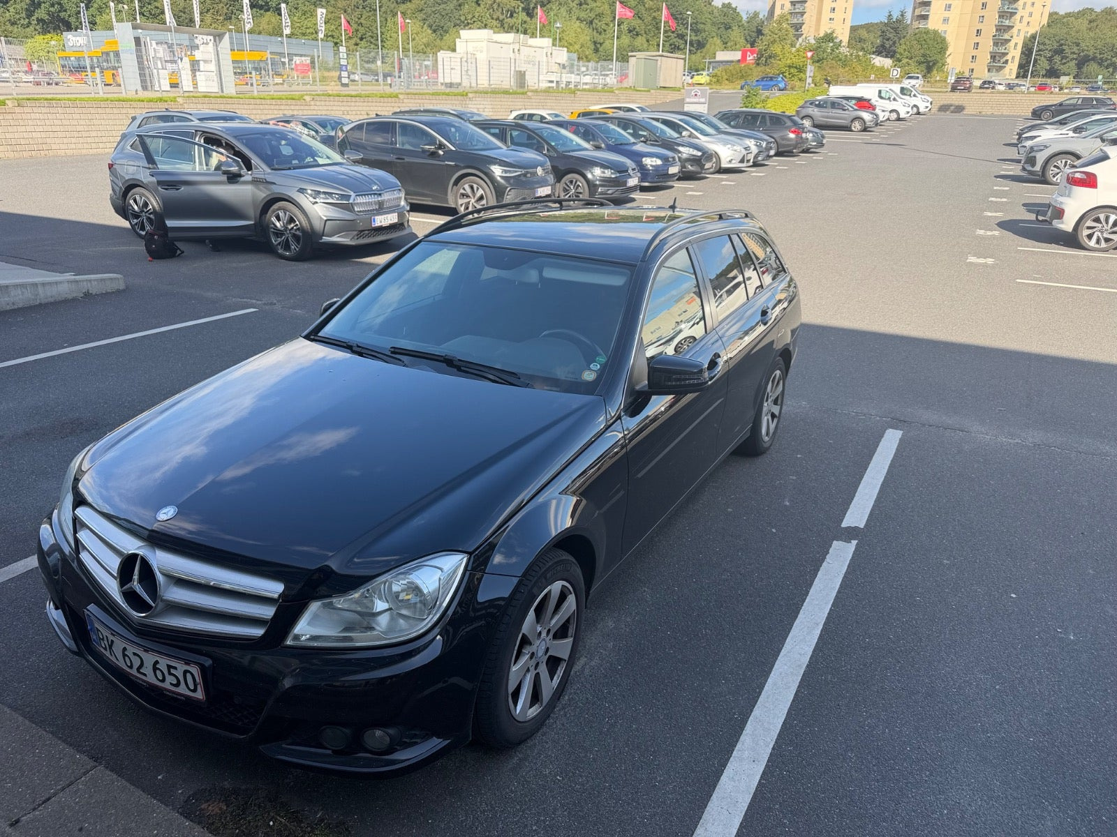 Sort Mercedes C200 fra 2013