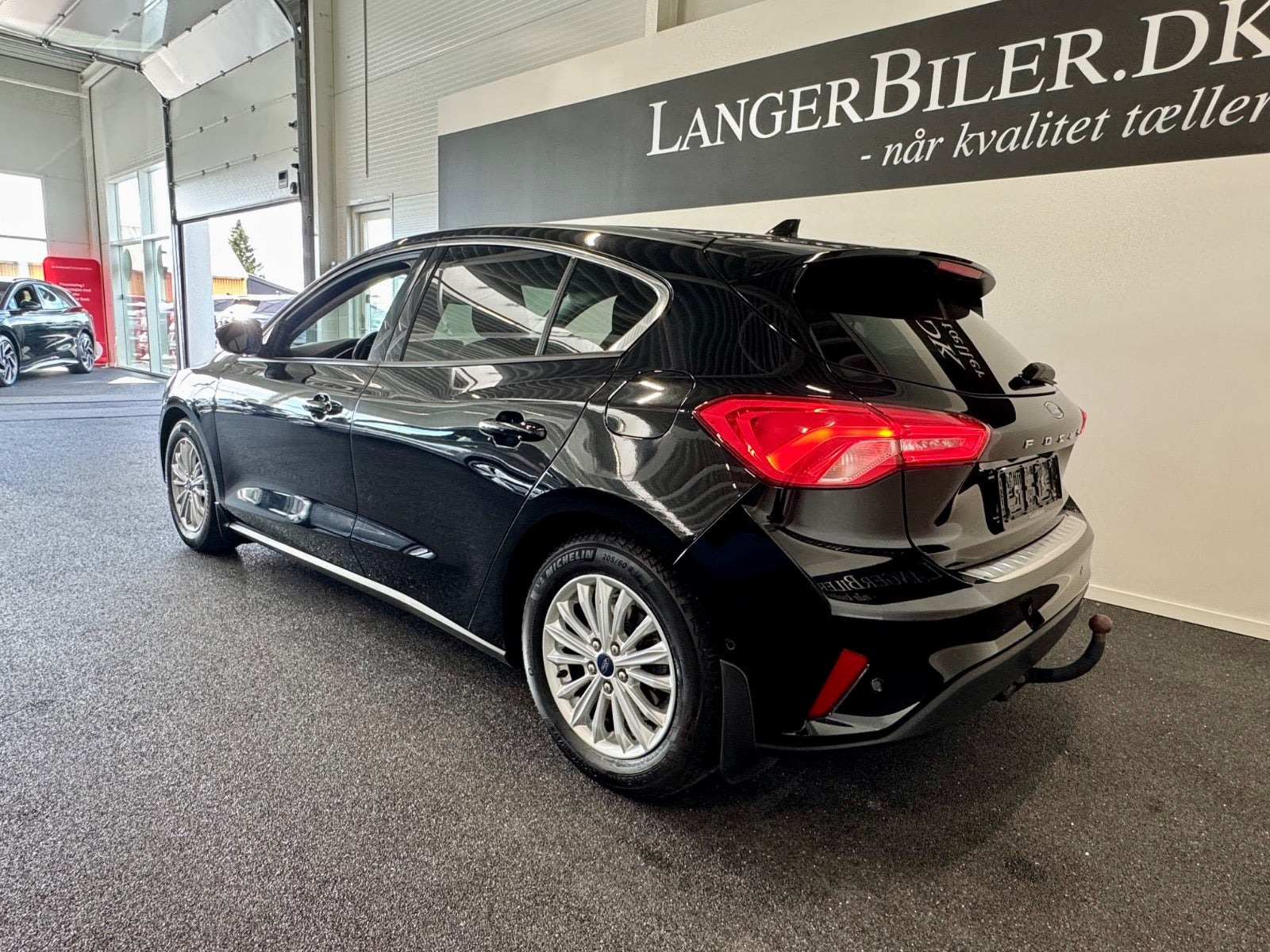 Sort Ford Focus fra 2019