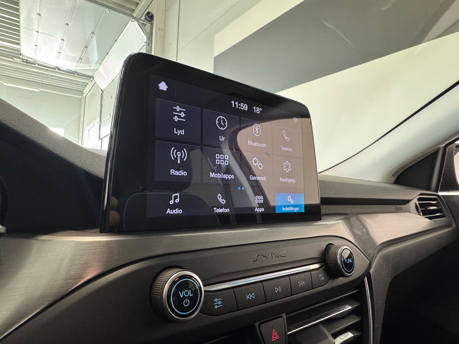 Sort Ford Focus fra 2019