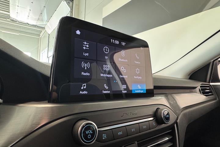 Sort Ford Focus fra 2019