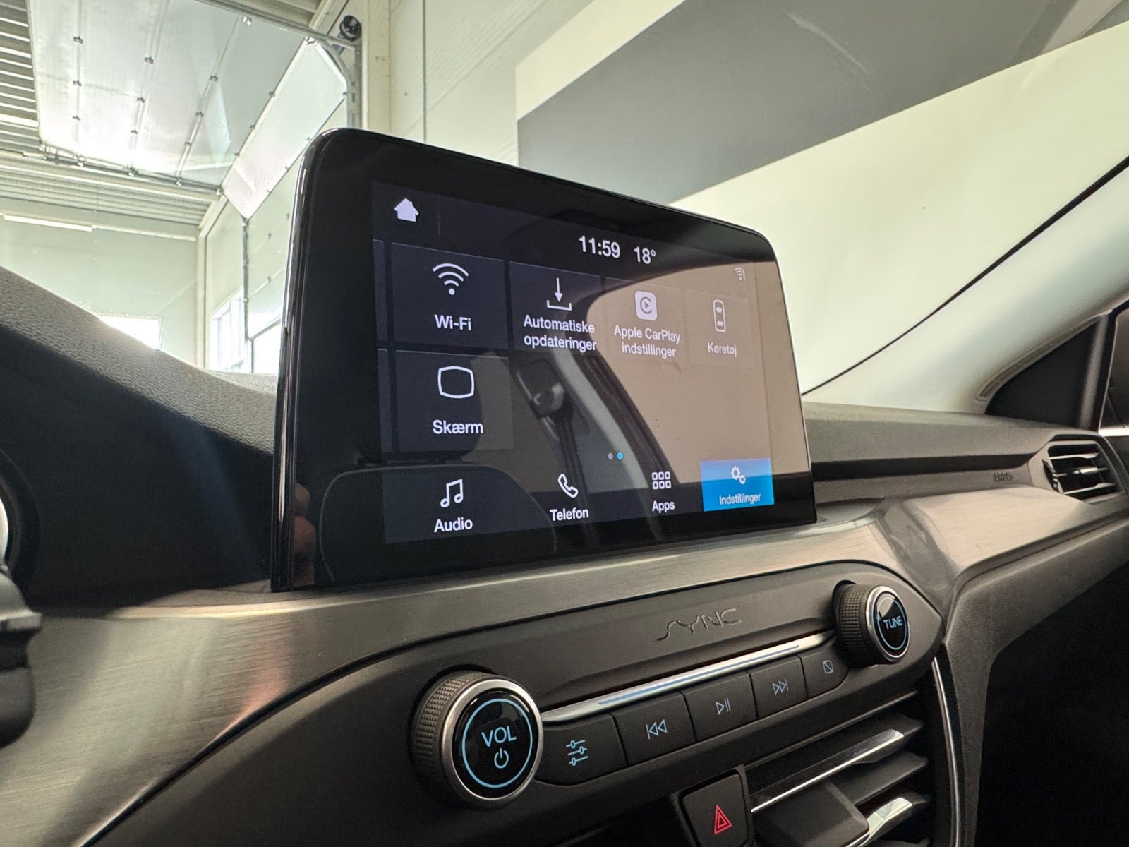 Sort Ford Focus fra 2019