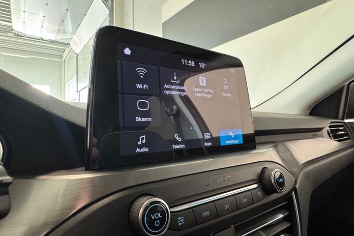 Sort Ford Focus fra 2019