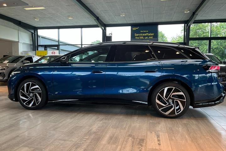 Blå VW ID.7 fra 2026