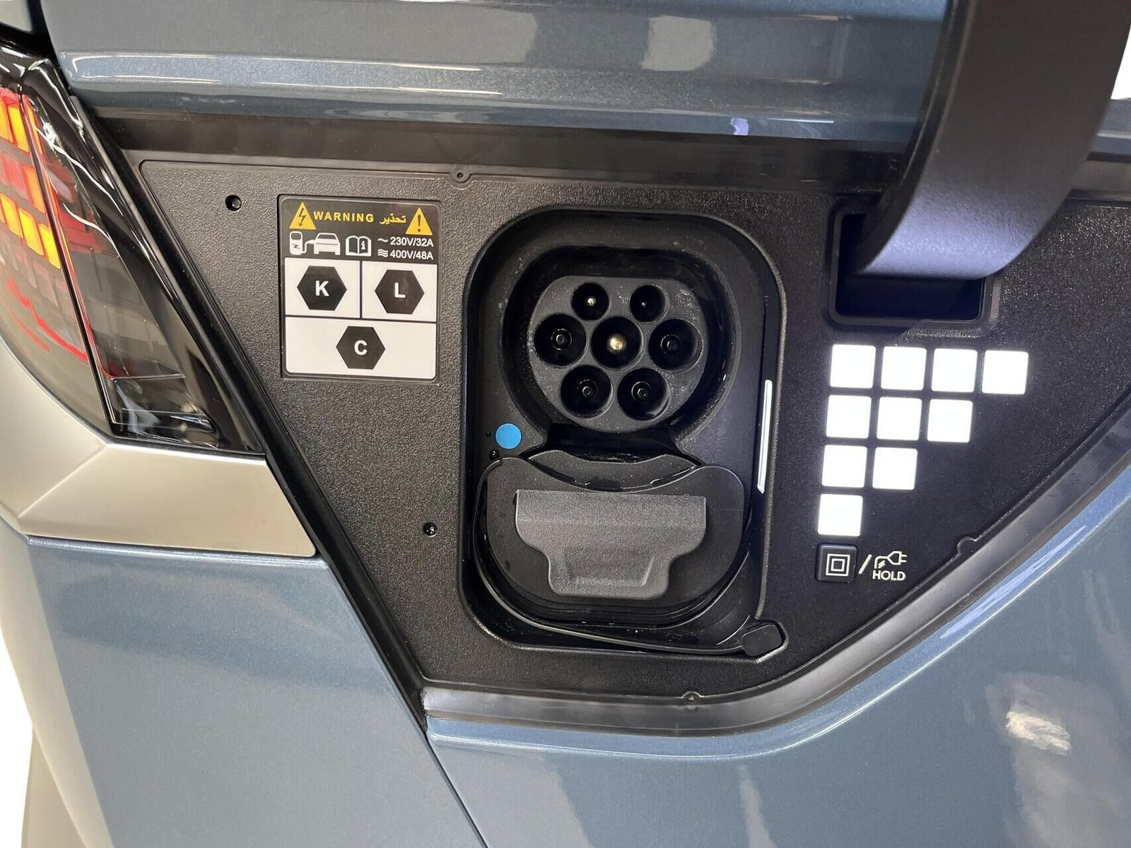 Blå Hyundai Ioniq 5 fra 2026