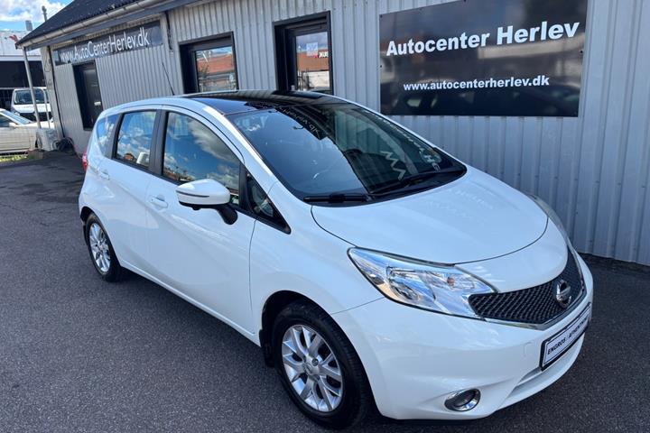 Hvid Nissan Note fra 2015