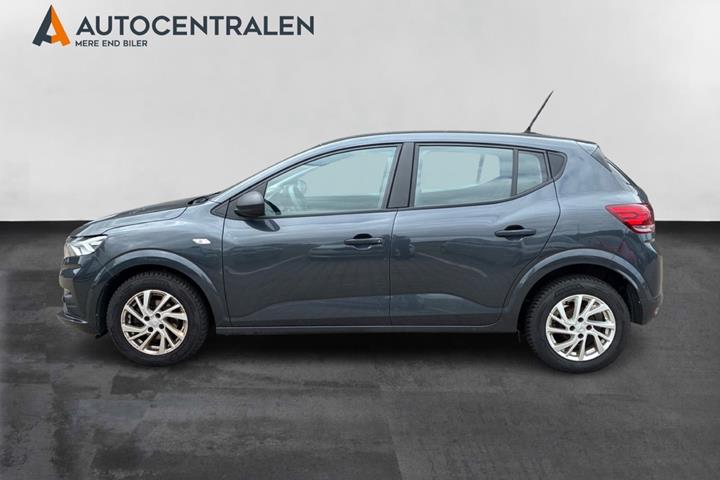 Grå Dacia Sandero fra 2021