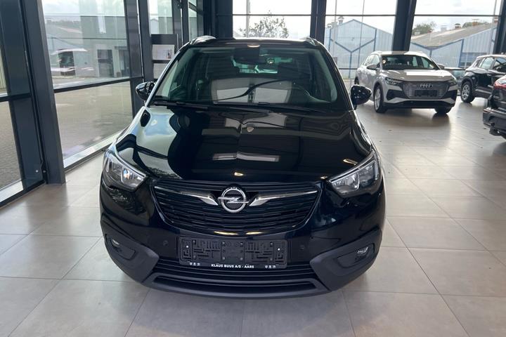 Blå Opel Crossland X fra 2019