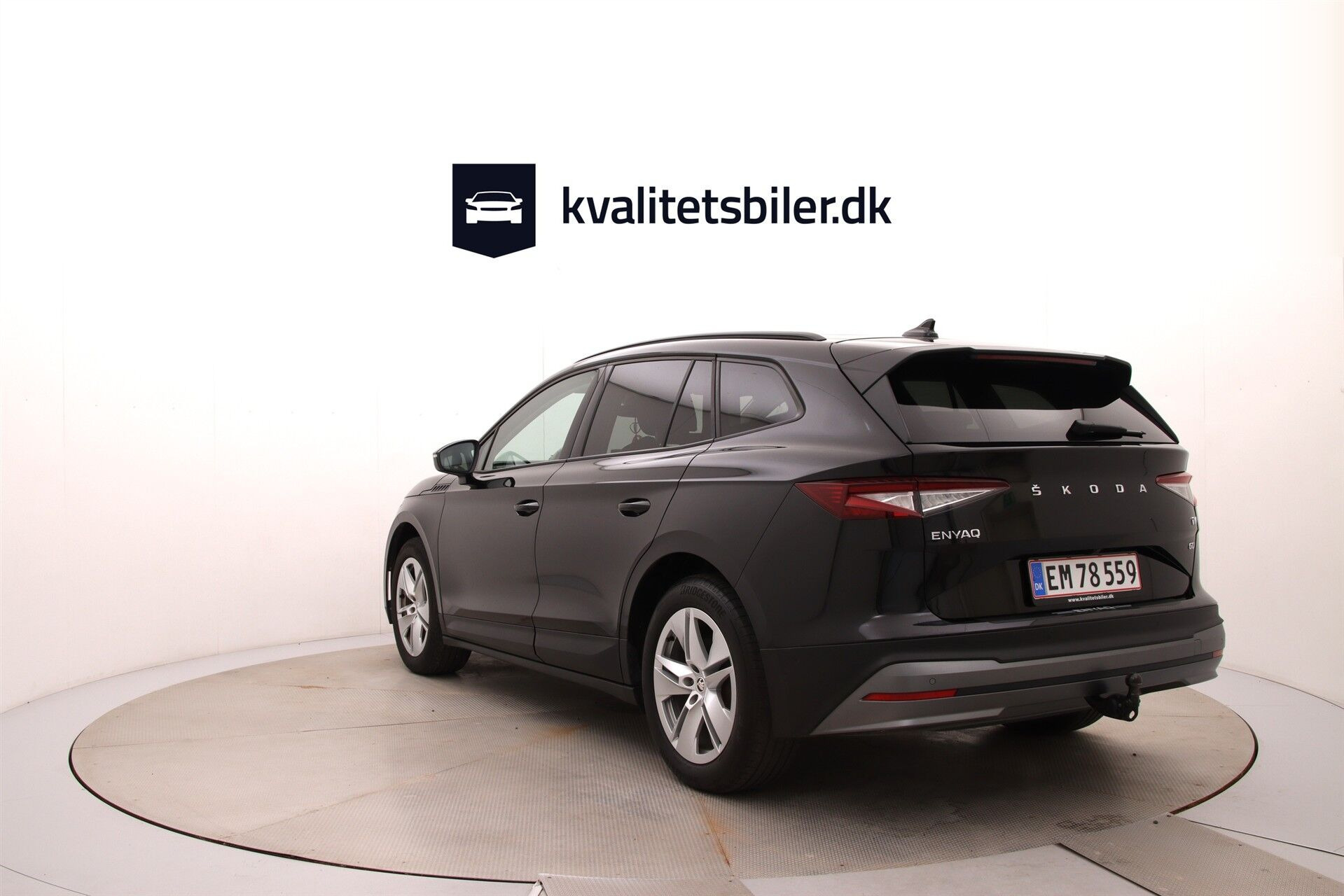 Sort Skoda Enyaq fra 2022