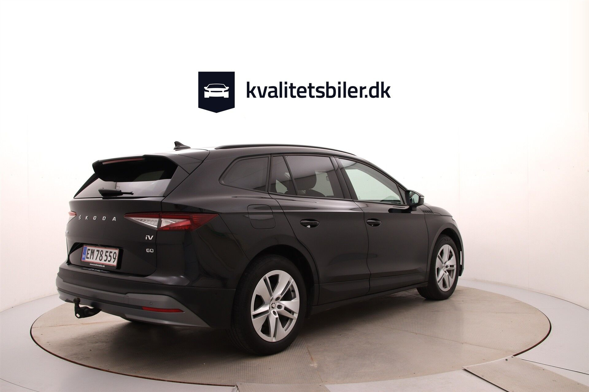 Sort Skoda Enyaq fra 2022