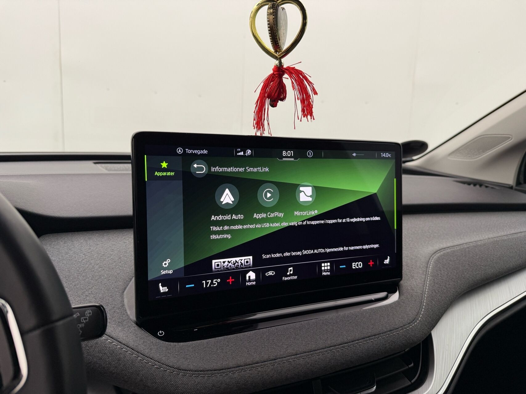 Sort Skoda Enyaq fra 2022