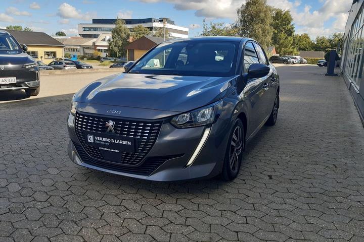 Grå Peugeot 208 fra 2020