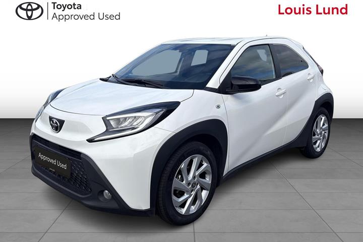 Hvid Toyota Aygo X fra 2025