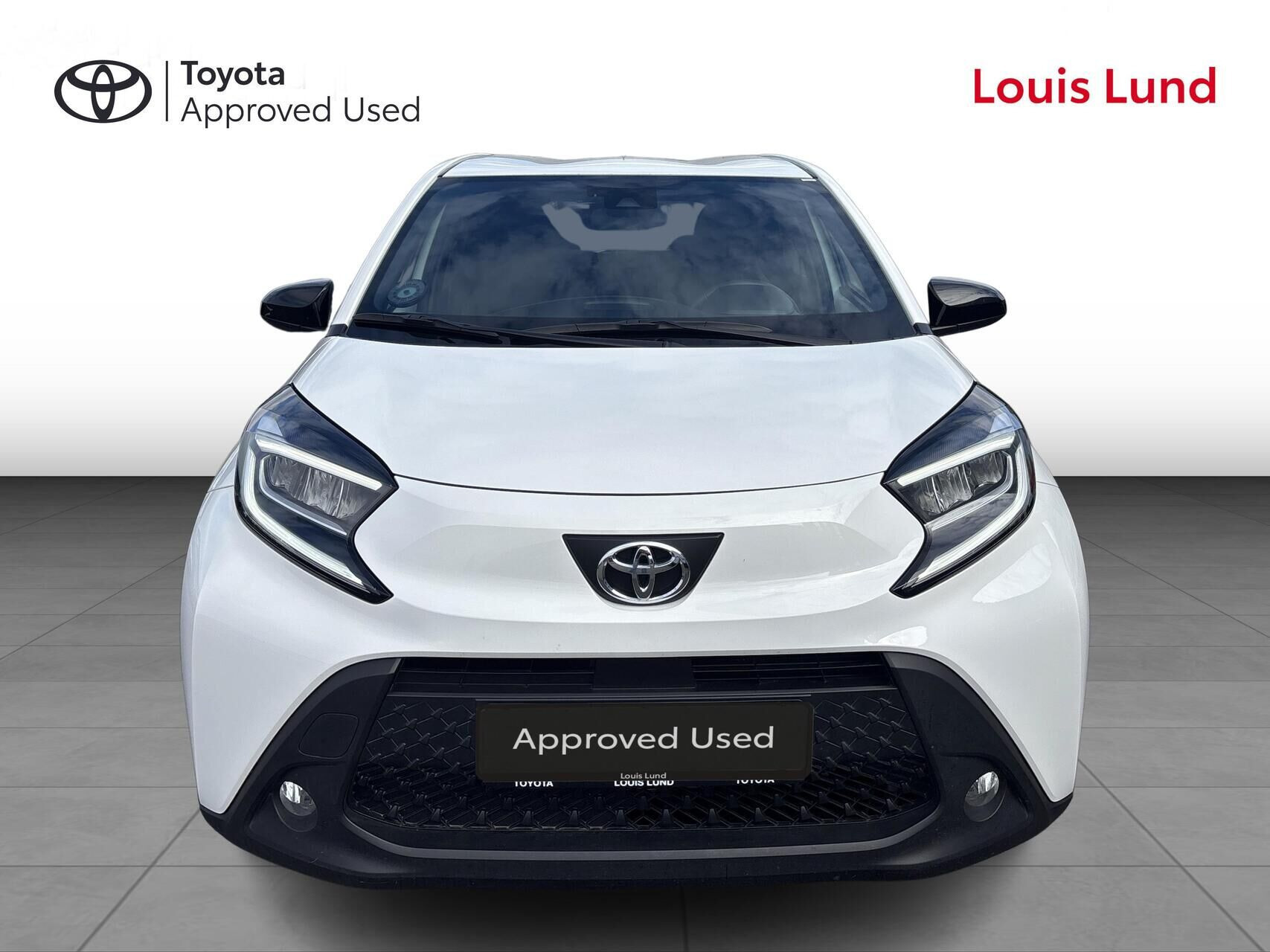Hvid Toyota Aygo X fra 2025