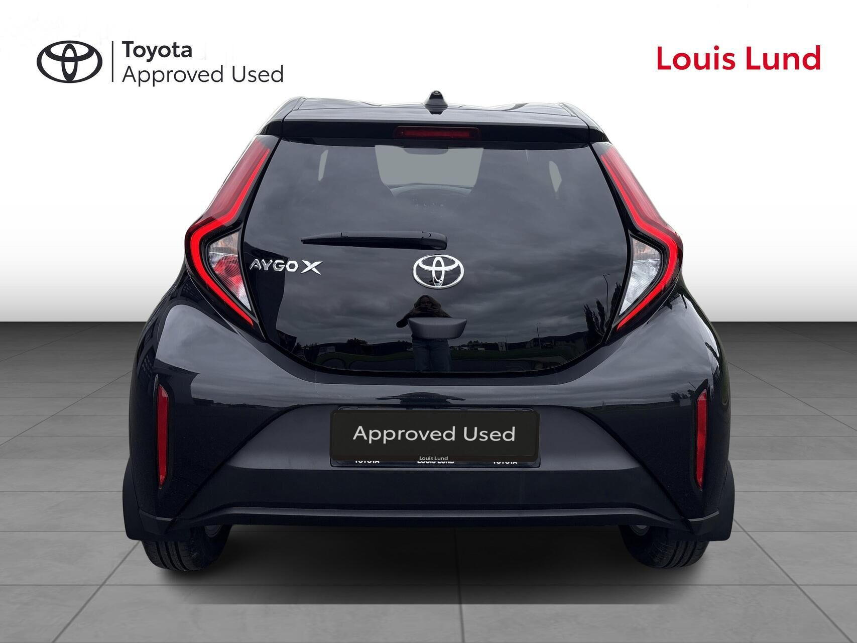 Sort Toyota Aygo X fra 2025