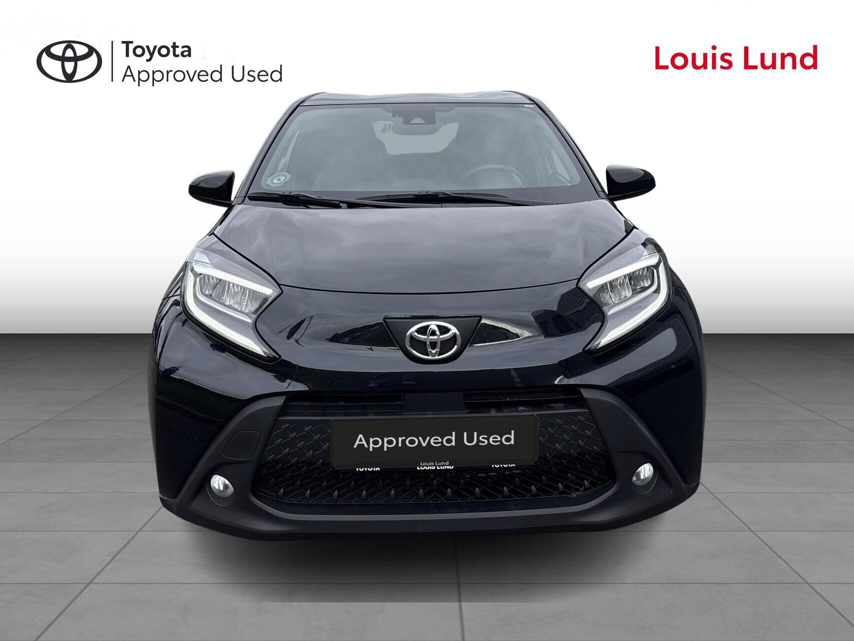 Sort Toyota Aygo X fra 2025