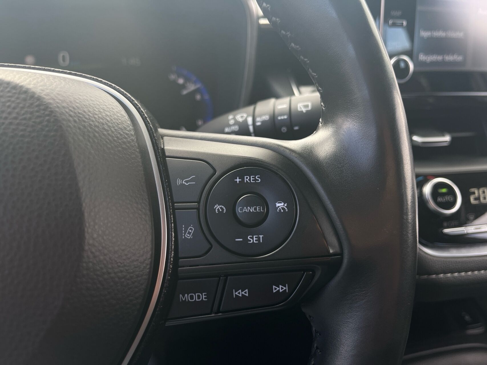 Sort Toyota Corolla fra 2020