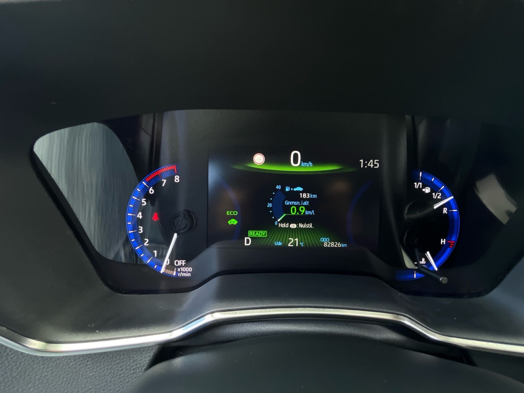 Sort Toyota Corolla fra 2020