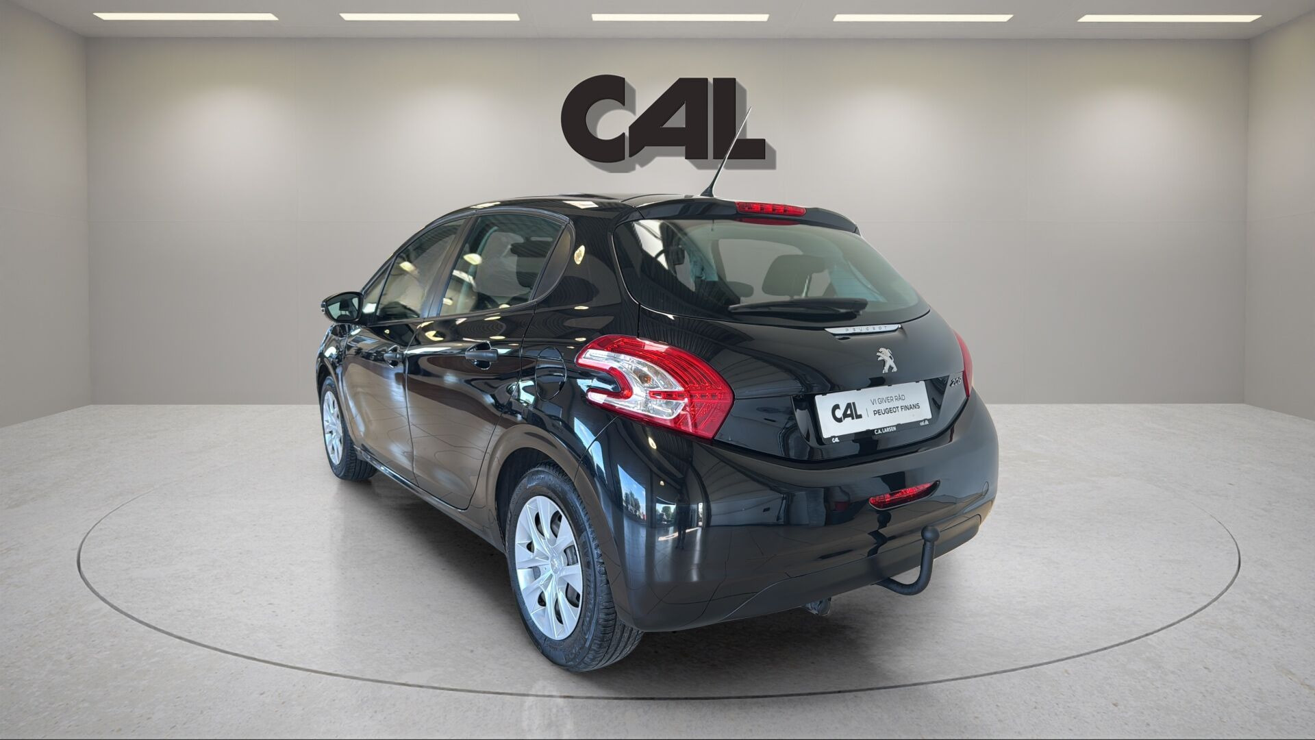 Sort Peugeot 208 fra 2014