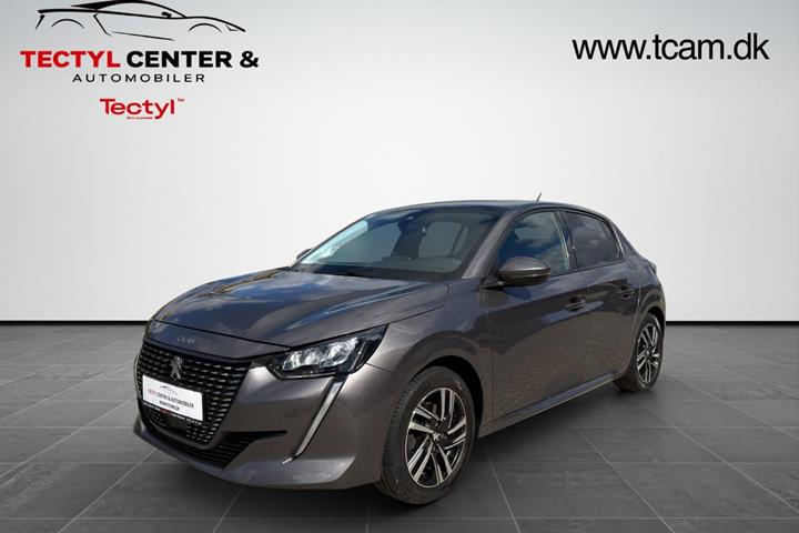 Grå Peugeot 208 fra 2021