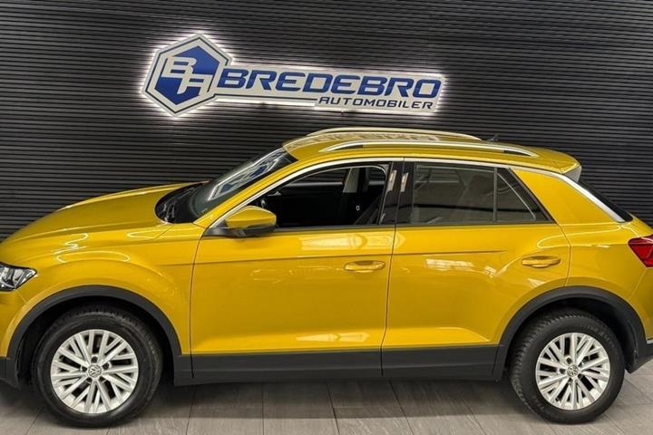 Grå VW T-Roc fra 2018
