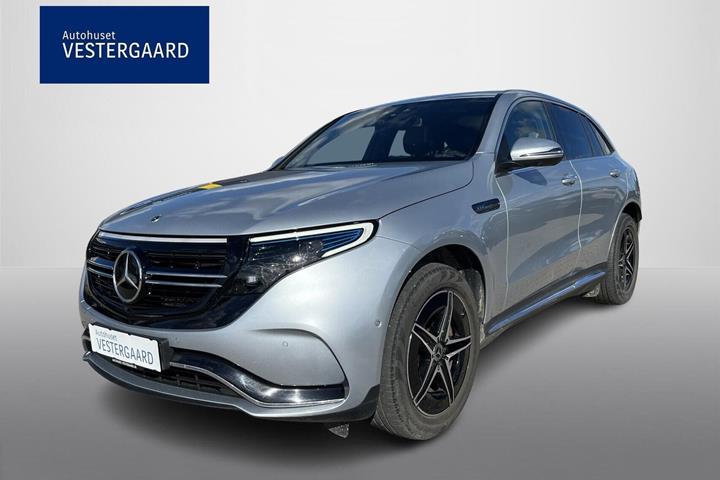 Blå Mercedes EQC400 fra 2023