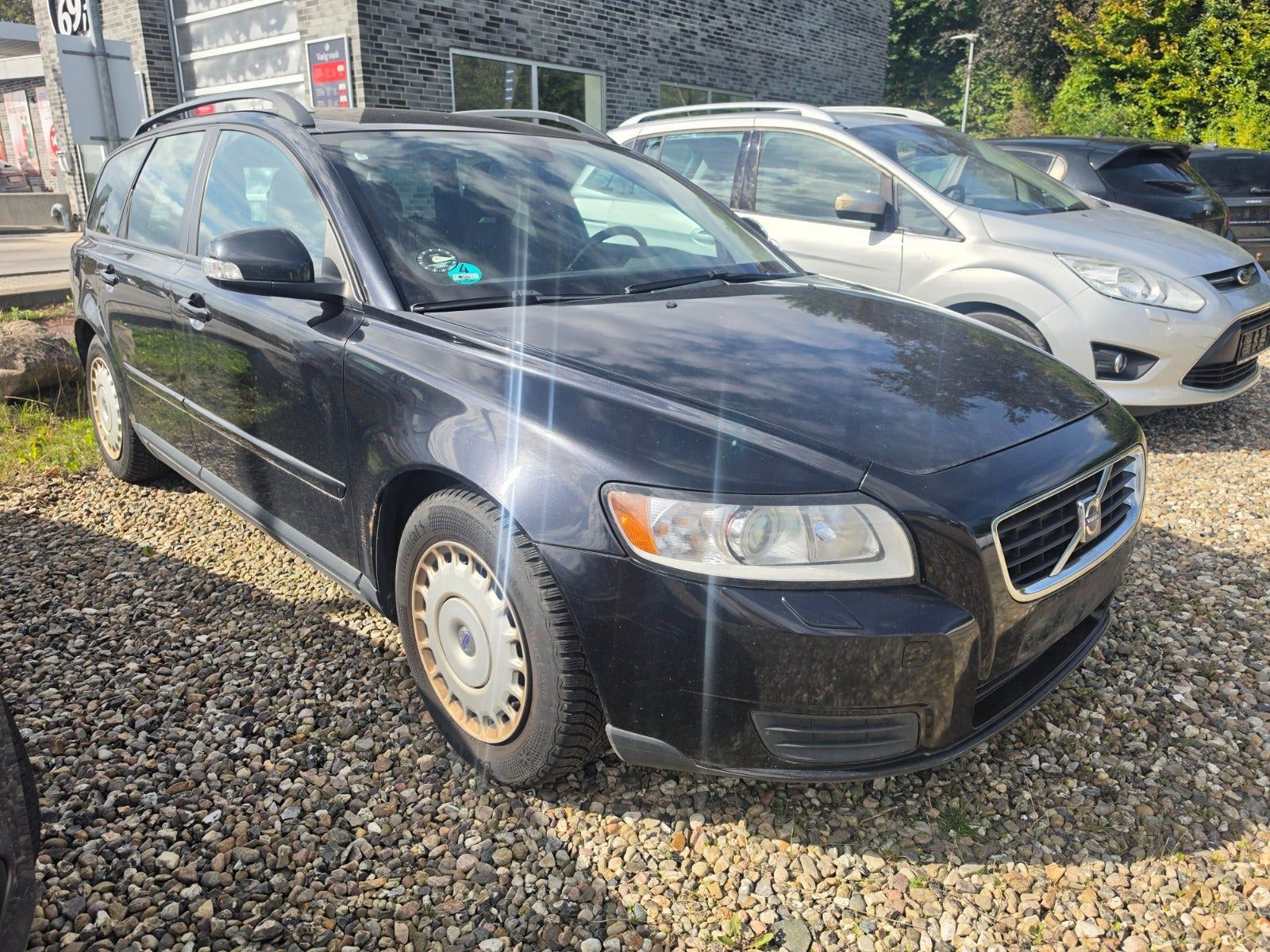 Sort Volvo V50 fra 2010